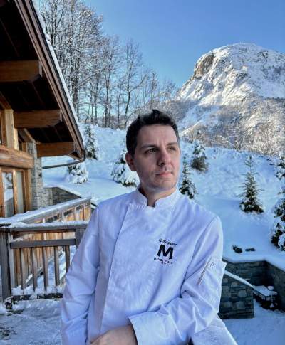 Chef Giuseppe Ruggiero Table M Lodge Restaurant Gastronomique Saint-Martin-de-Belleville
