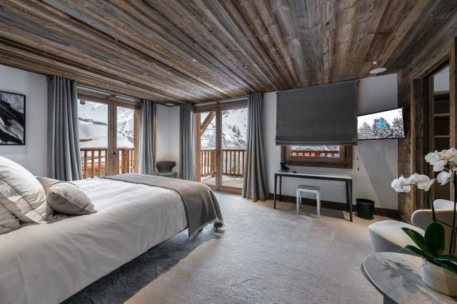 Chambre Pure Black Crystal Chalet de luxe
